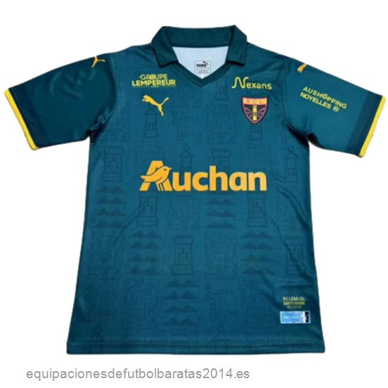 Nuevo Tailandia Especial Camiseta RC Lens 23/24 Verde Baratas